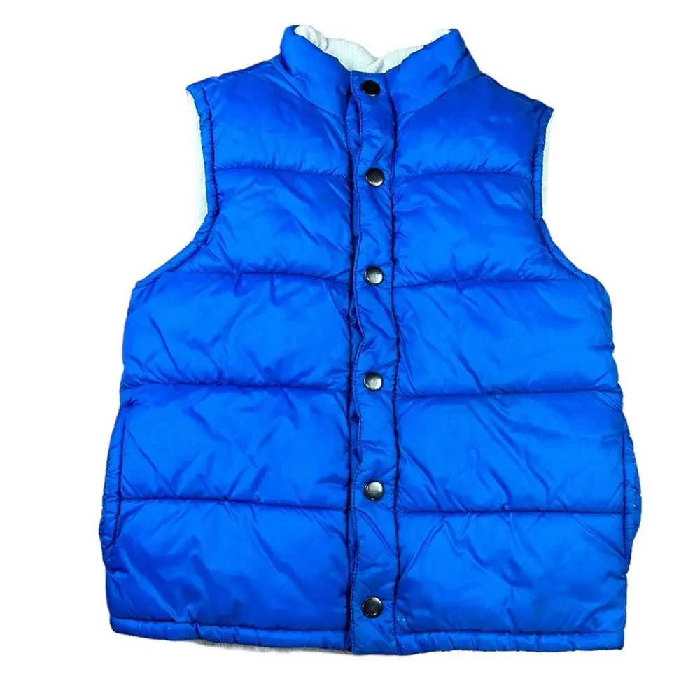 Gymboree Puffer Vest Size Large 10-12 Blue